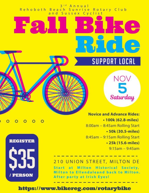 Fall Bike Ride for a Great Cause! Cape Gazette